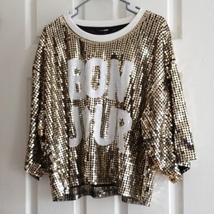 Sequin Loose Shirt